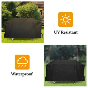 BBQ PLUS Griddle Cover for Blackstone 36'' ProSeries Griddle with Hood,Heavy Duty Waterproof Flat Top Grill Cover for Blackstone Pro Series 36 Inch Griddle,Black