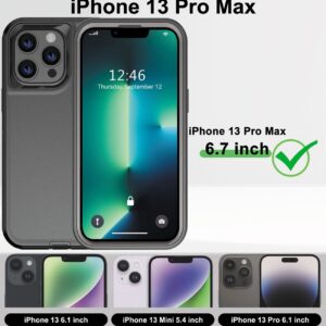 Protebox for iPhone 13 Pro Max Case, [Shockproof/Dust-Proof] Heavy Duty Protection Cover Case for iPhone 13 Pro Max 6.7 inch (Black/Gray)