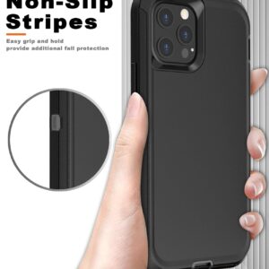 Protebox for iPhone 13 Pro Max Case, [Shockproof/Dust-Proof] Heavy Duty Protection Cover Case for iPhone 13 Pro Max 6.7 inch (Black/Gray)