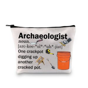 GJTIM Anthropology Archaeologist Gift Archaeology Artifact Gift Archaeologist Definition Makeup Bag Graduation Gift for Archaeology Students (Archaeologist Definition)