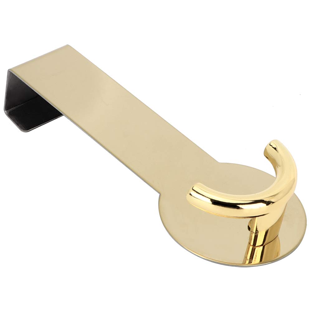 Tbest Stainless Steel Drawer Hook Back Door Hook Hanger for Office Clothes Bag Organizer(Gold) Gold Over Door Hanger,Over Door Hook Gold,Gold Over Door Hook (Gold)