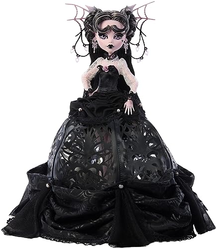 Monster High Draculaura Doll, Vampire Heart in Extravagant Black Ballgown with Elegant Headpiece & Accessories