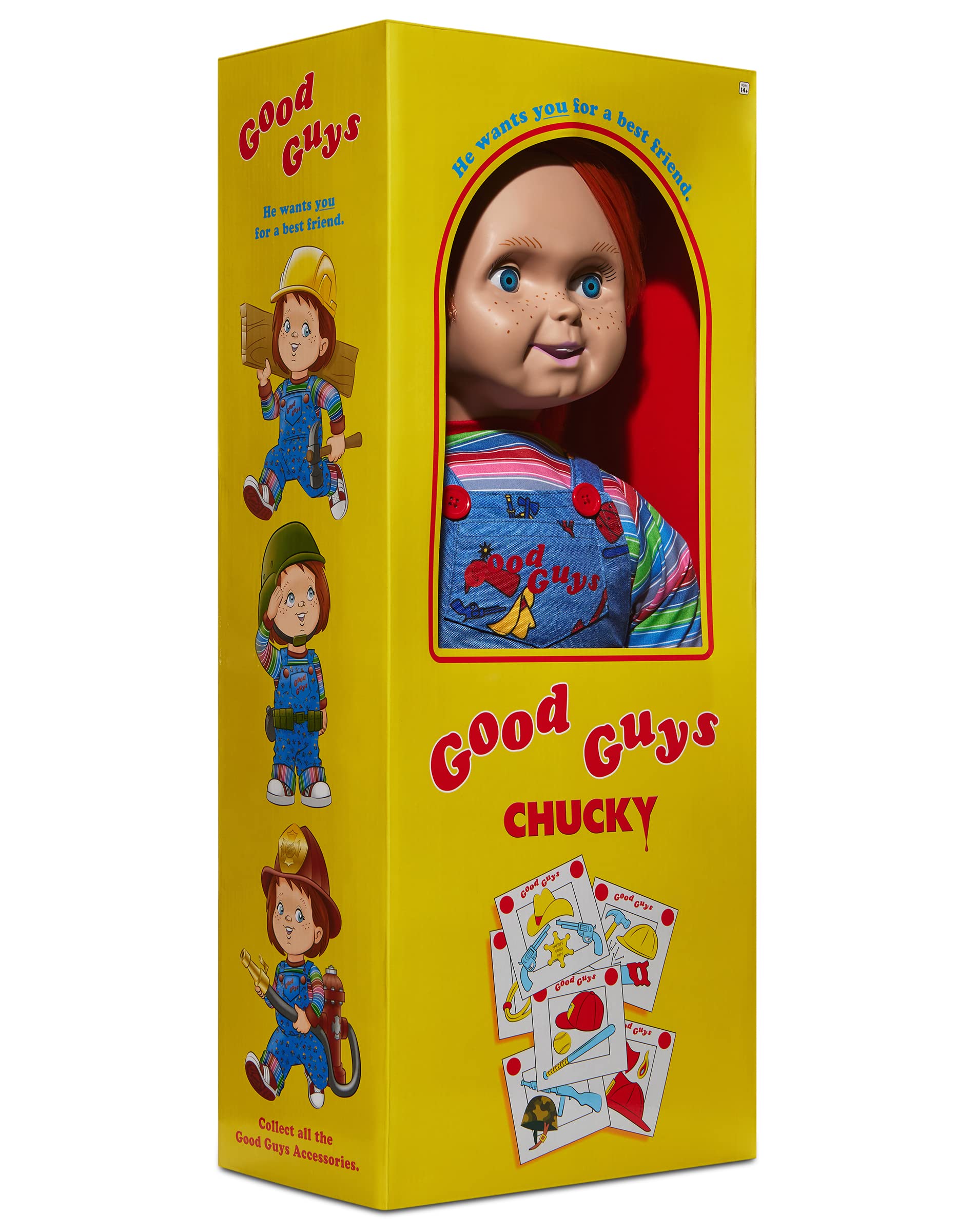 Spirit Halloween Good Guys Chucky Decoration - 24 Inch | Officially licensed | Child's Play | Horror décor