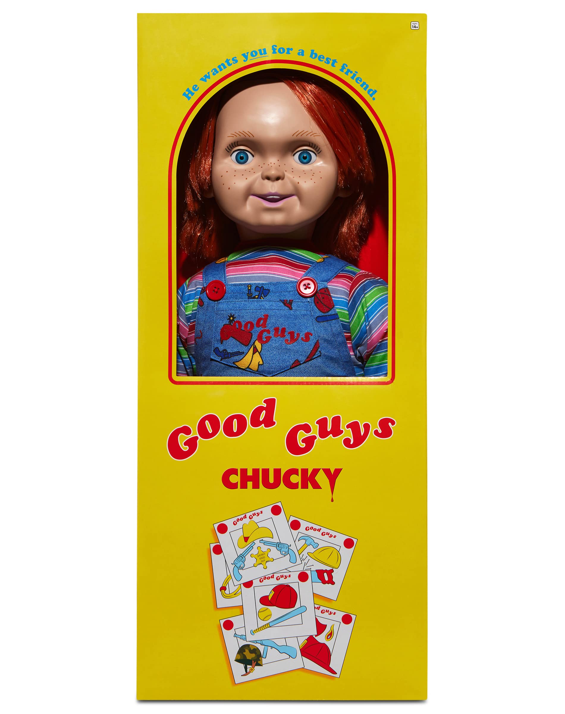 Spirit Halloween Good Guys Chucky Decoration - 24 Inch | Officially licensed | Child's Play | Horror décor