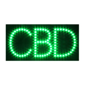 led cbd sign for business, super bright led open sign for cannabis store, electric advertising display sign for cannabis store storefront window home decor.