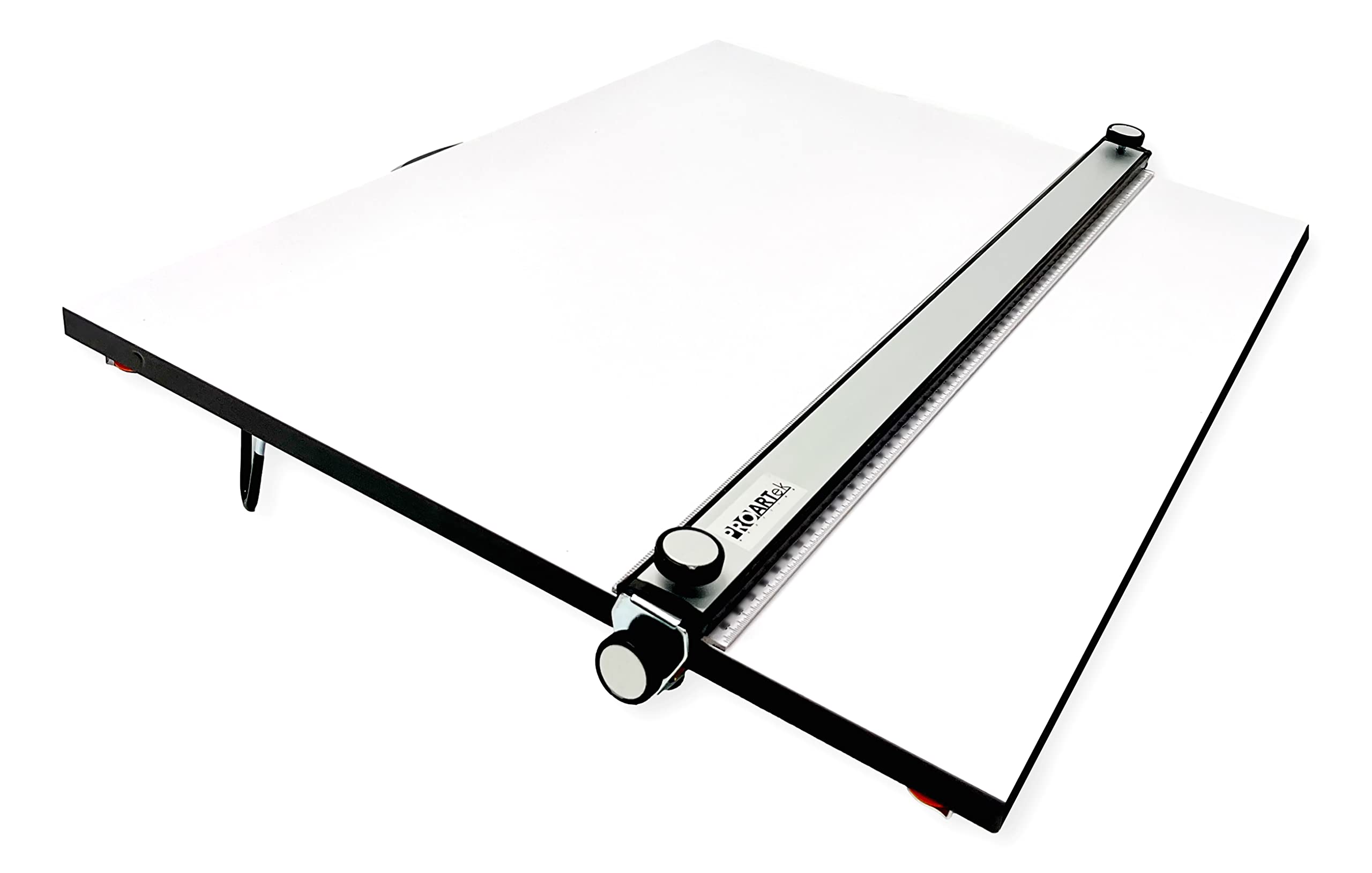 Proartek Drafting PK00018 Model PXB36 Portable Drafting Drawing Board 24" x 36"; PXB Series; Adjustable Aluminum Parallel Straightedge; Carry Handle; Architecture Tool for Students and Professionals