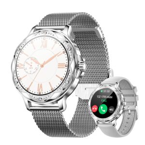 loghog smart watches for women call and text 2023 newest full touch screen fitness tracker with heart rate blood oxygen monitor android iphone compatible smart watch for mom