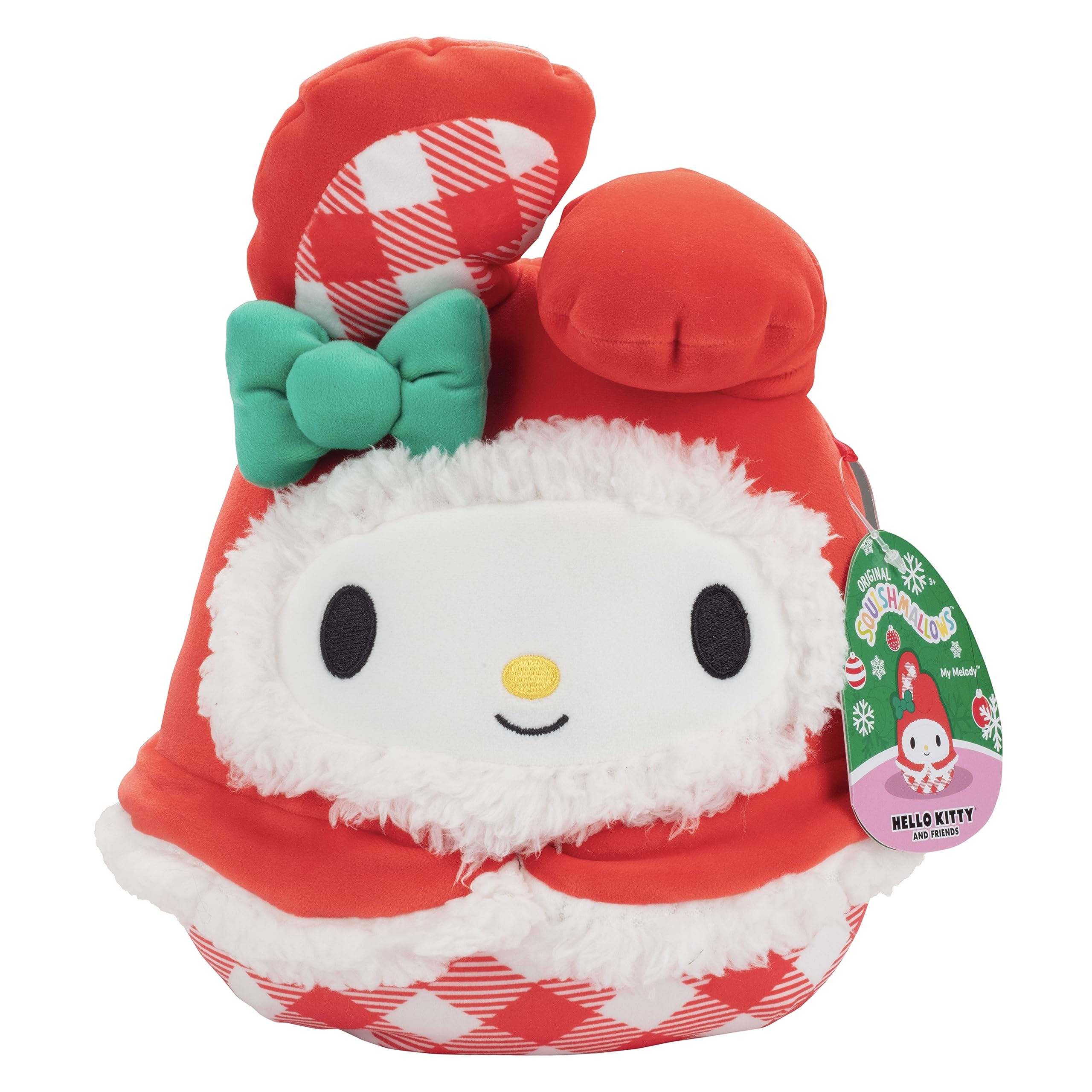 Squishmallows 8-Inch Hello Kitty & My Melody 2 Pack - Official Jazwares Plush - Collectible Soft & Squishy Stuffed Animal Toy - Add to Your Squad - Gift for Kids, Girls & Boys