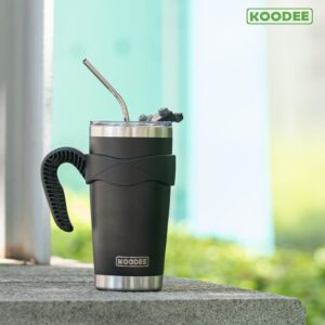 koodee Handle for 20 oz Tumbler-Fit for Yeti Rambler and More Tumbler Anti Slip Travel Mug Grip-Cup Holder