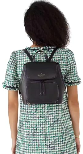 Kate Spade Kristi Medium Flap Backpack (Black)