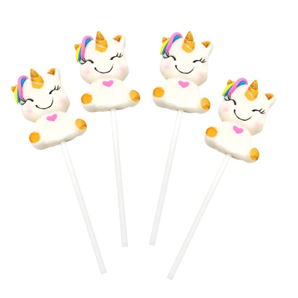 Unicorn Candy Lollipops (12 pieces) Individually Wrapped Suckers, Great for Unicorn Birthday, Party Favors, Candy Buffet, Pinata, Goodie Bags