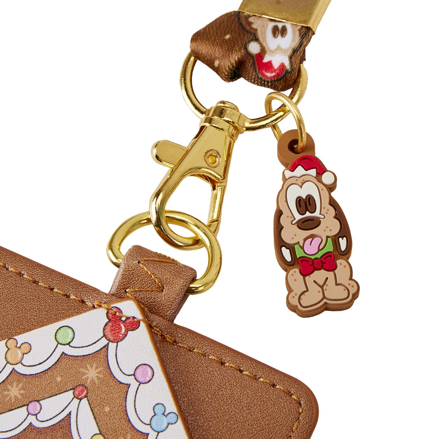 Loungefly DISNEY MICKEY and FRIENDS GINGERBREAD LANYARD