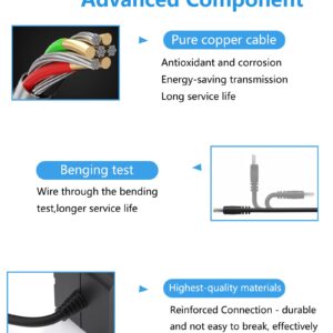 12V Power Cord for LitterMaid LM680C LM980 P-70016, Replacment for Hillpig Self-Cleaning Cat Litter Box Automatic Self-Cleaning Classic Replacement Power Supply