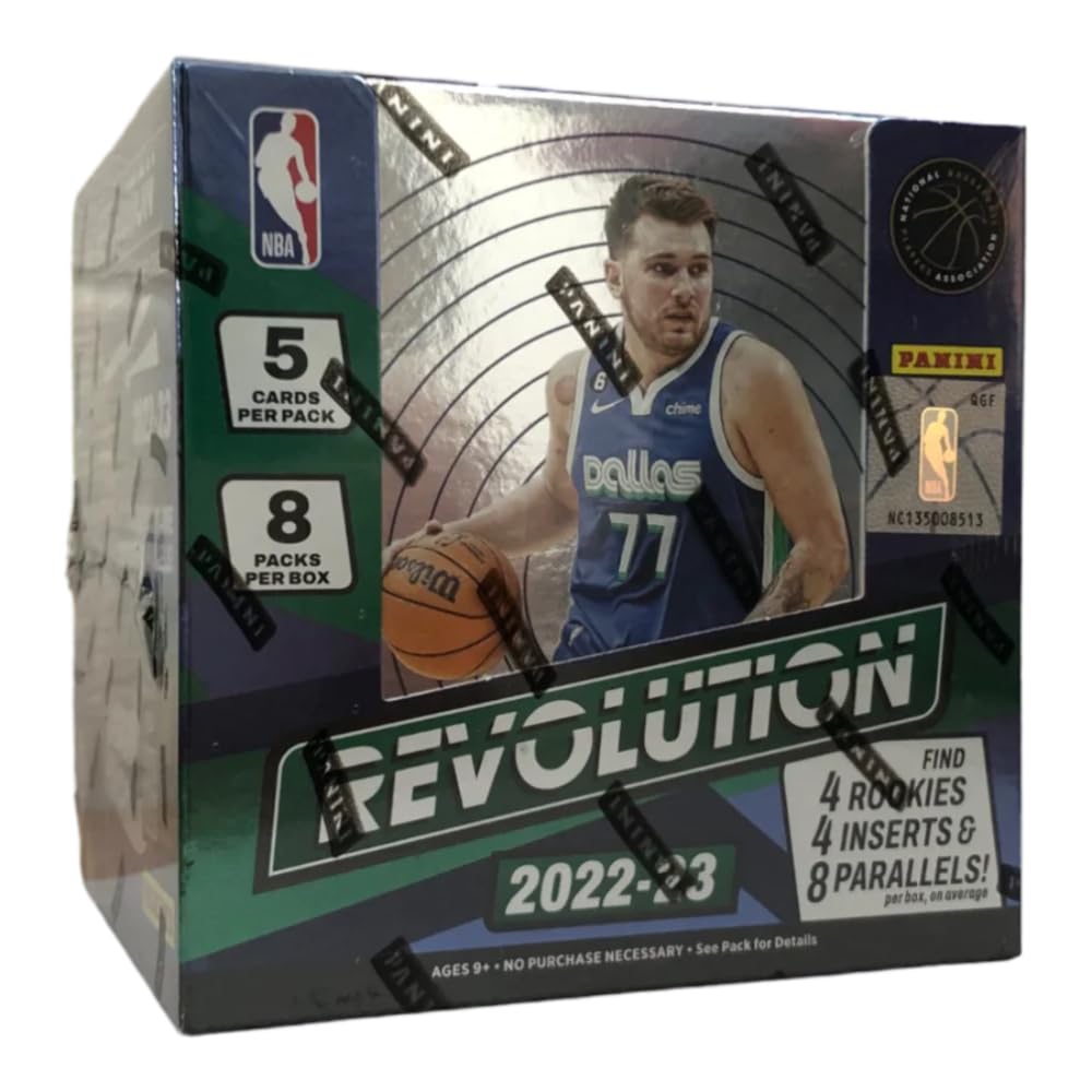 2022-23 Panini Revolution Basketball Hobby Box (8 Packs/5 Cards: 4 RC)