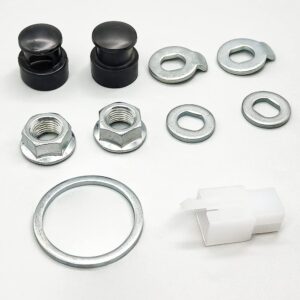 Electric Bike Hub Motor Shaft 12mm /14mm Shaft Screw Cap Washer/Spacer/Nut Cover Electric Bike Hub Lock for 500-1000 Watt Motors