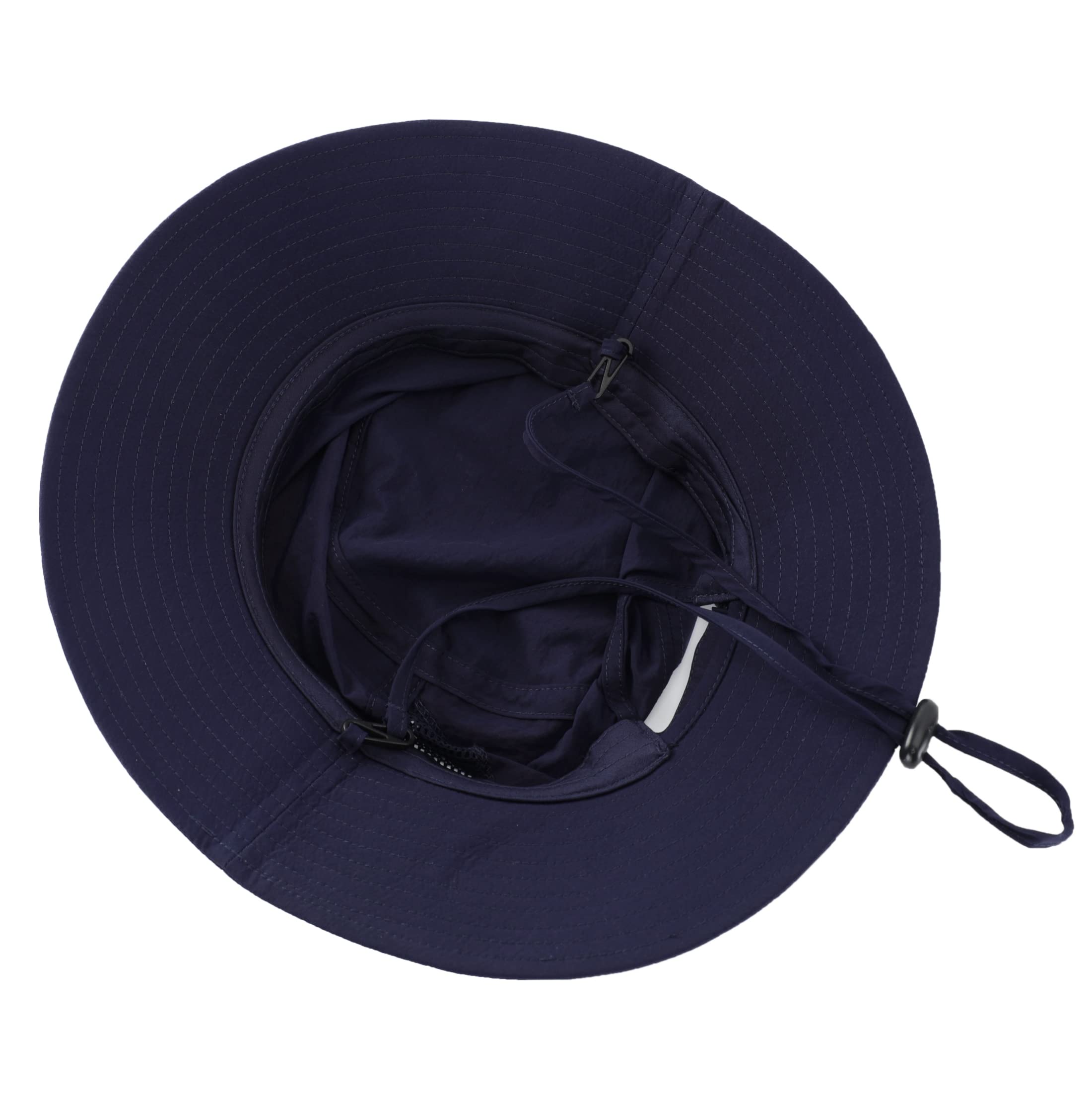 Connectyle Womens Foldable Floppy Wide Brim Beach Sun Hat UV Protection Fishing Hiking Hat Navy Blue