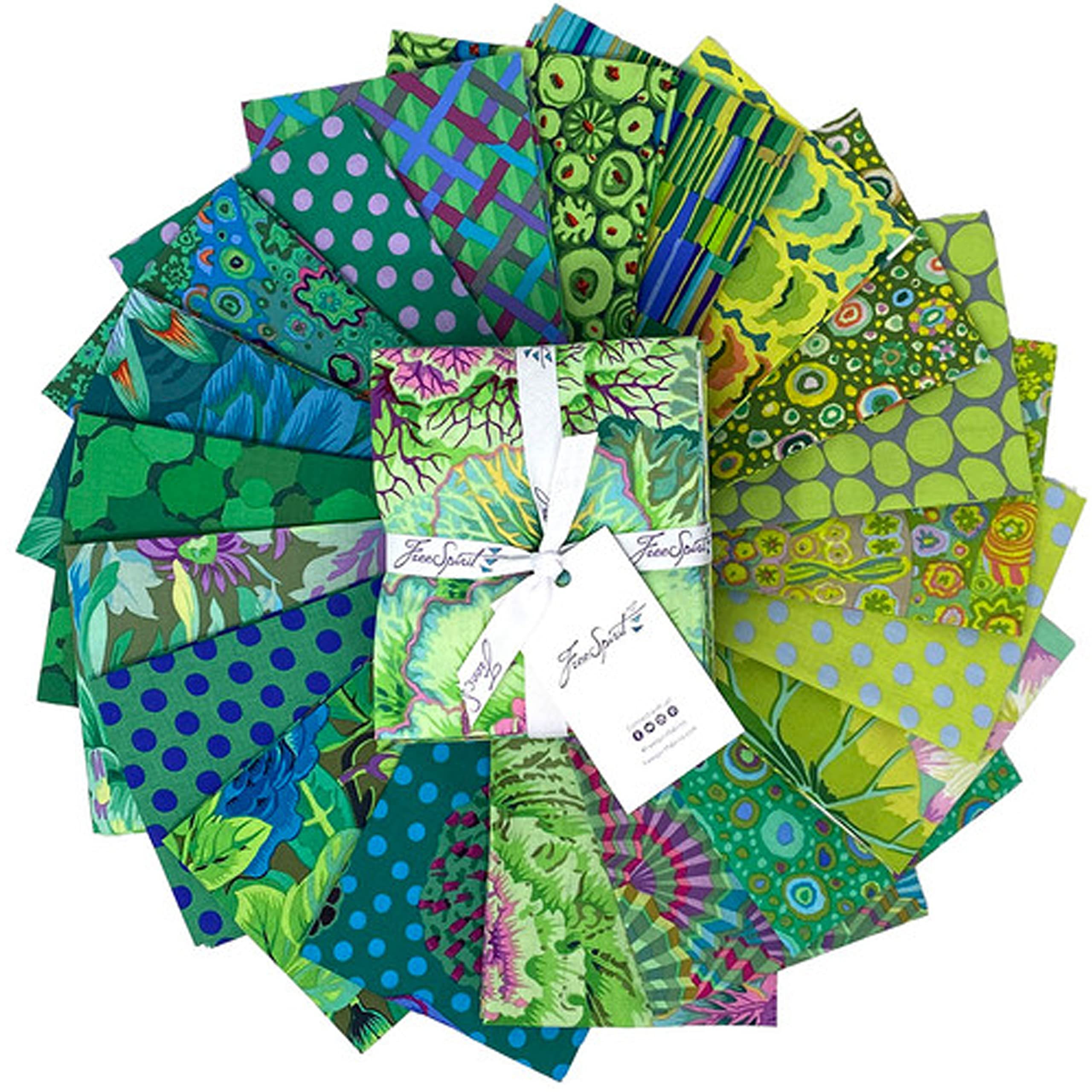 Kaffe Fassett Classics Plus Meadow 20 Fat Quarter Bundle for Free Spirit Fabrics