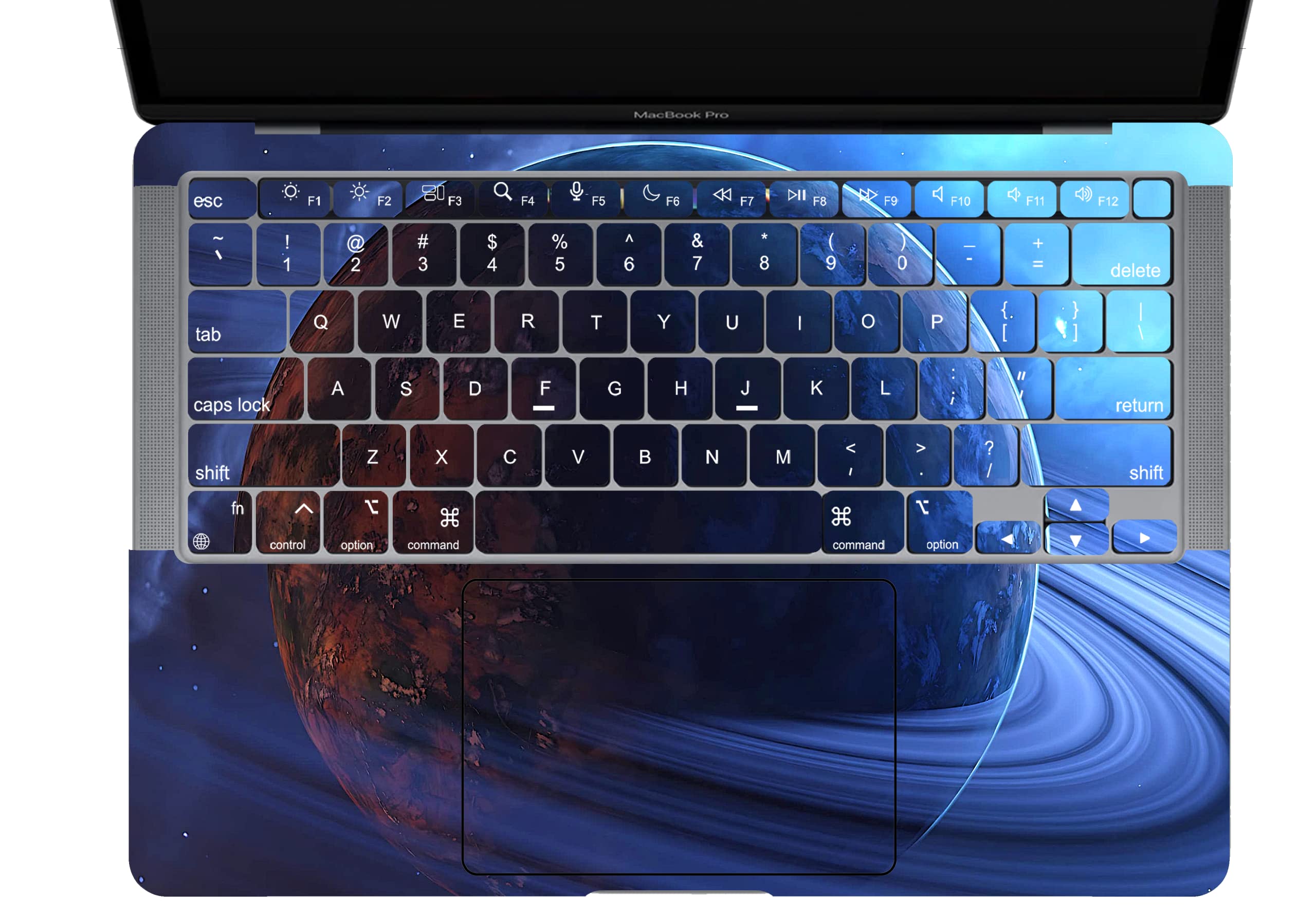 Nekoty Textured Laptop Skins compatible with MacBooks Pro 16" 14" 13" Air 13" 2019-2022 - The Planet