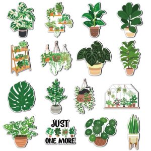 Huray Rayho Plant Fridge Magnets Cute Monstera Leaf House Refrigerator Magnets Decal Just One More Plant Signs Housewarming Gift for Plant Lover Home Kitchen Decor Office Locker Whiteboard Stickers