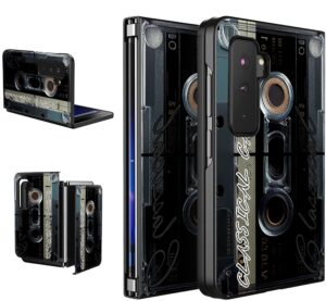 ryuithdjp for microsoft surface duo 2 case 8.3" classical cassette design for microsoft surface duo 2 phone case stylish shockproof cover