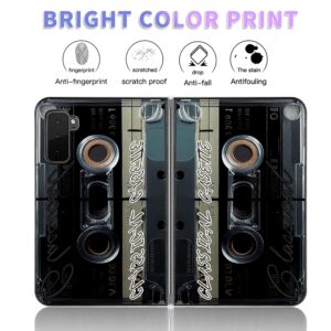 RYUITHDJP for Microsoft Surface Duo 2 Case 8.3" Classical Cassette Design for Microsoft Surface Duo 2 Phone Case Stylish Shockproof Cover