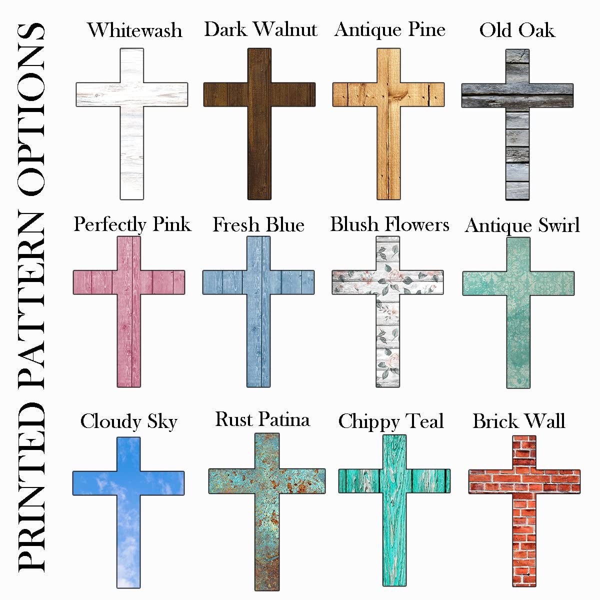 PK Décor Memorial Gifts for Loss of Father or Mother - Cross Picture Frame Wall Decor - Memorial Cross With Picture - Grave Decorations for Cemetery - QUICK (Cross 2)