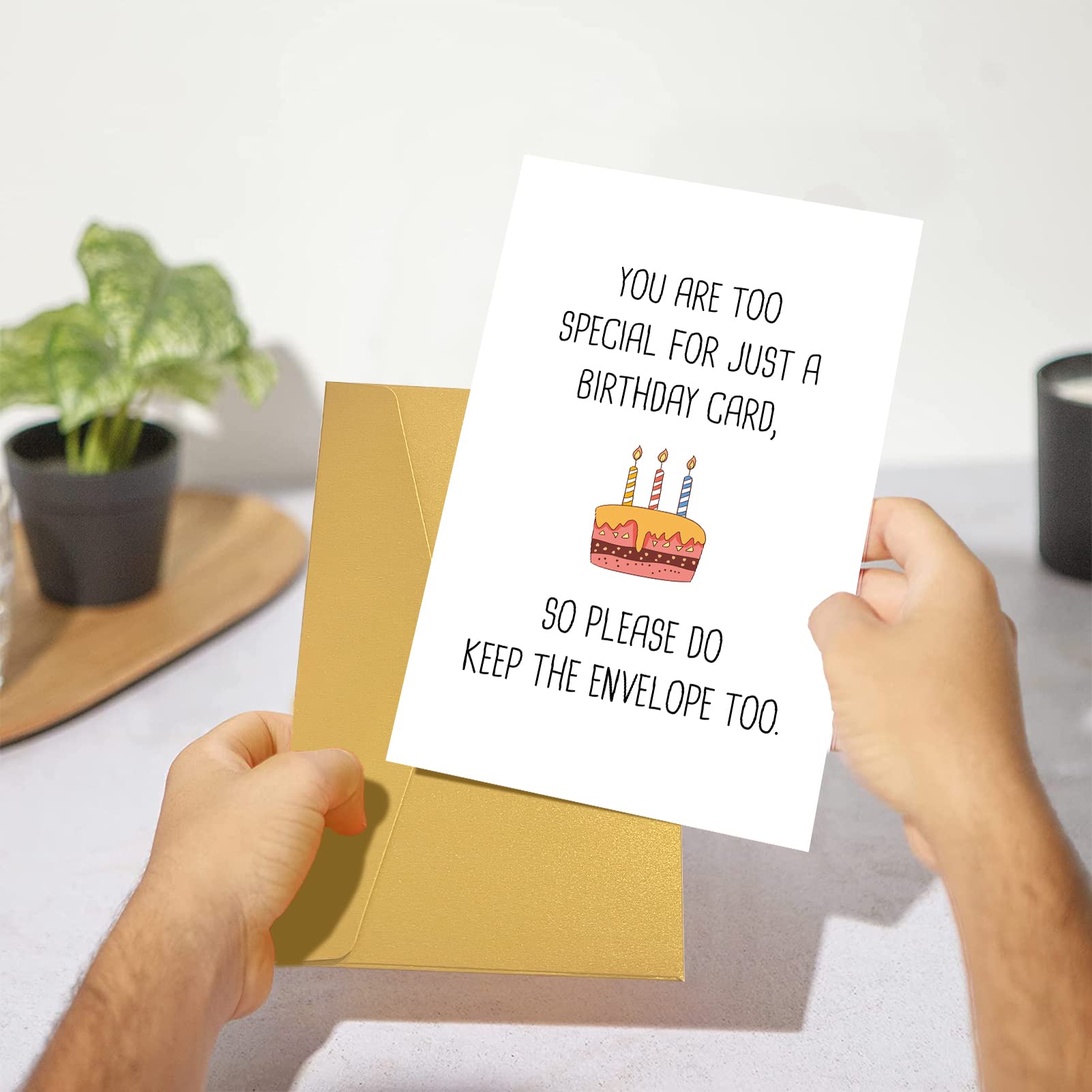 Snarky Birthday Card for Friends, Funny Birthday Card Gift for Him Her, Rude Birthday Card, You Are Too Special for Just A Birthday Card