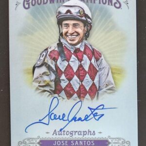 2018 Upper Deck Goodwin Jose Santos Chile HOF Horse Racing Authentic Signed Card - Autographed Soccer Photos