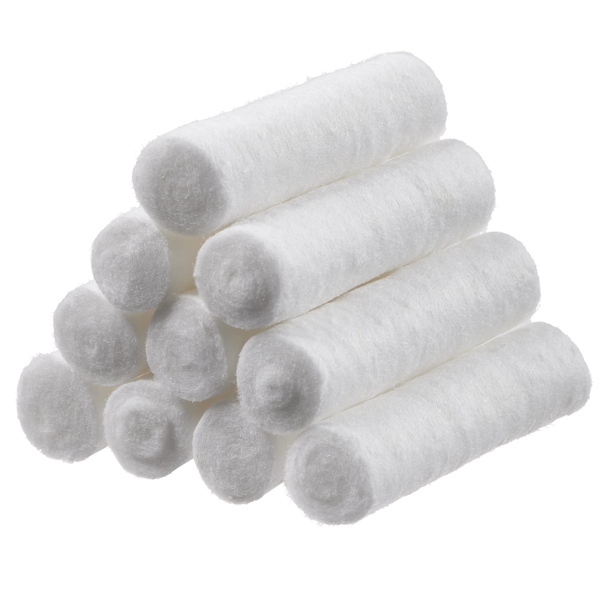 100 Dental Cotton Rolls, One Inch Nosebleed Plugs for Kids or Adults - Extra Absorbent Blood Clotting, Cotton Rolls (100 Count)