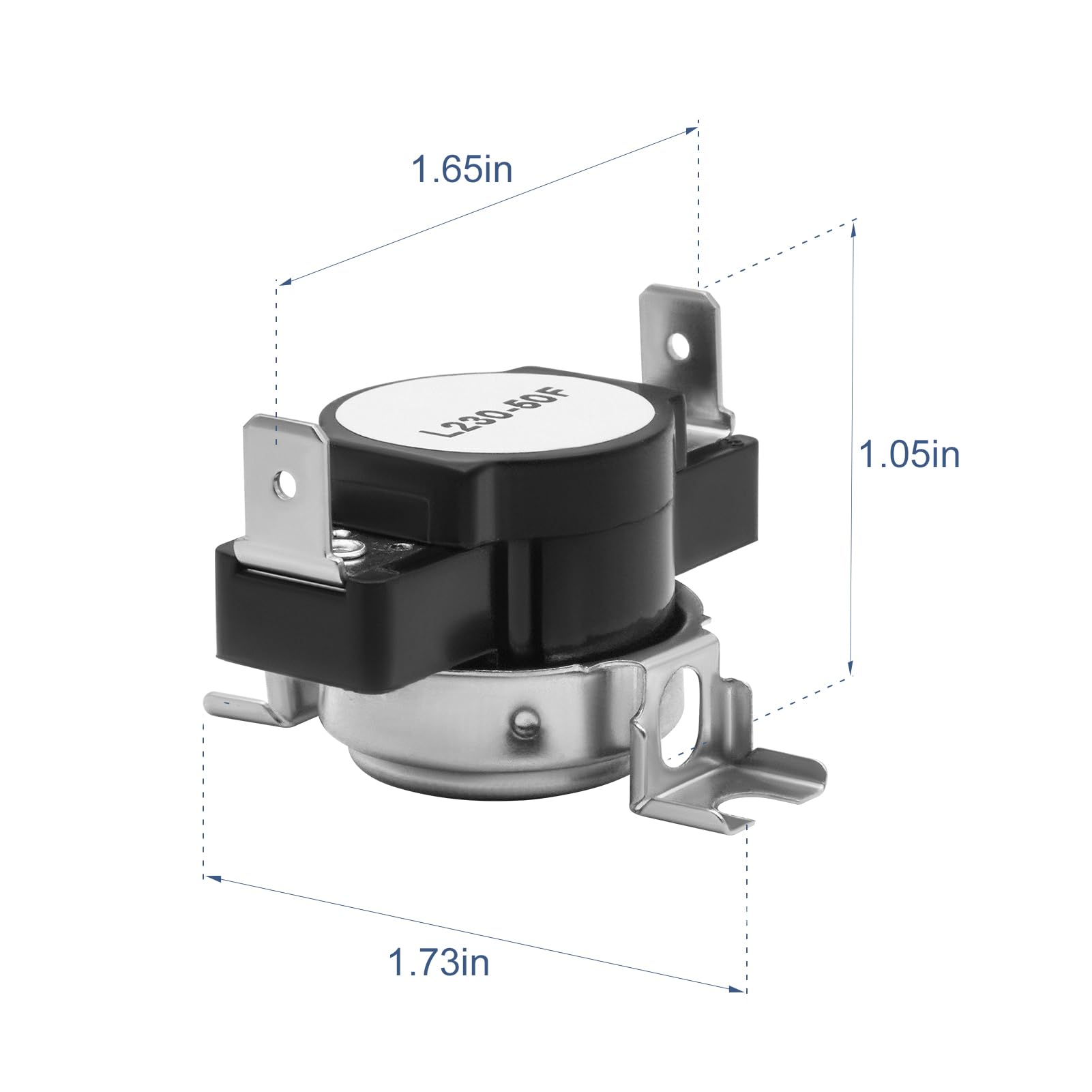 DC47-00017A Dryer High Limit Thermostat for Samsung AP4201896, PS4205216, W10908281, AP6034266, 35001192, PS11766749, DC47-00017A(3 Pack)