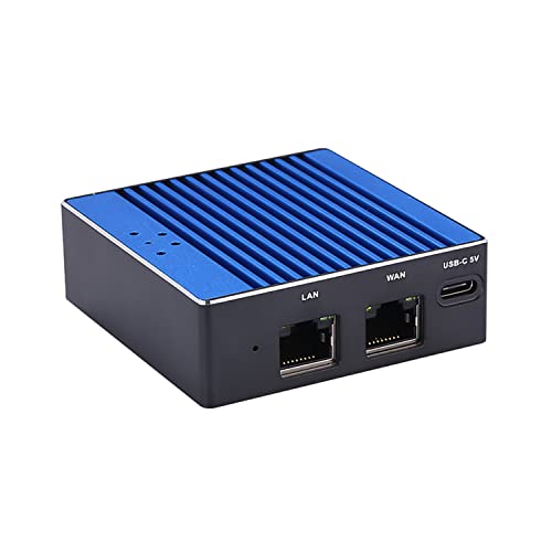 Micro Firewall Appliance, OpenWRT, CentOS8.3, VPN, Router PC, ARM RK3399, HUNSN RH04, LAN TX RX 935Mbps, WAN, USB-C 5V, TF Card Slot, 2 x USB3.0, 4G RAM, 16G EMMC