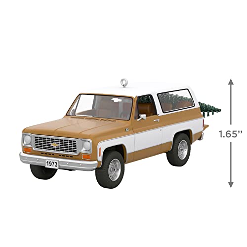 Hallmark Keepsake Christmas Ornament 2023, All-American Trucks 1973 Chevrolet Blazer 2023, Metal Ornament, Gifts for Car Collectors,