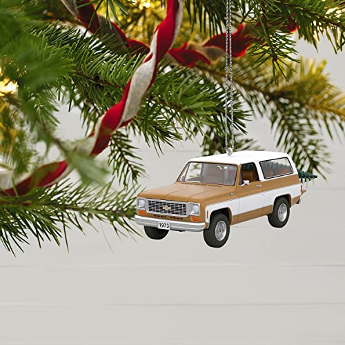 Hallmark Keepsake Christmas Ornament 2023, All-American Trucks 1973 Chevrolet Blazer 2023, Metal Ornament, Gifts for Car Collectors,