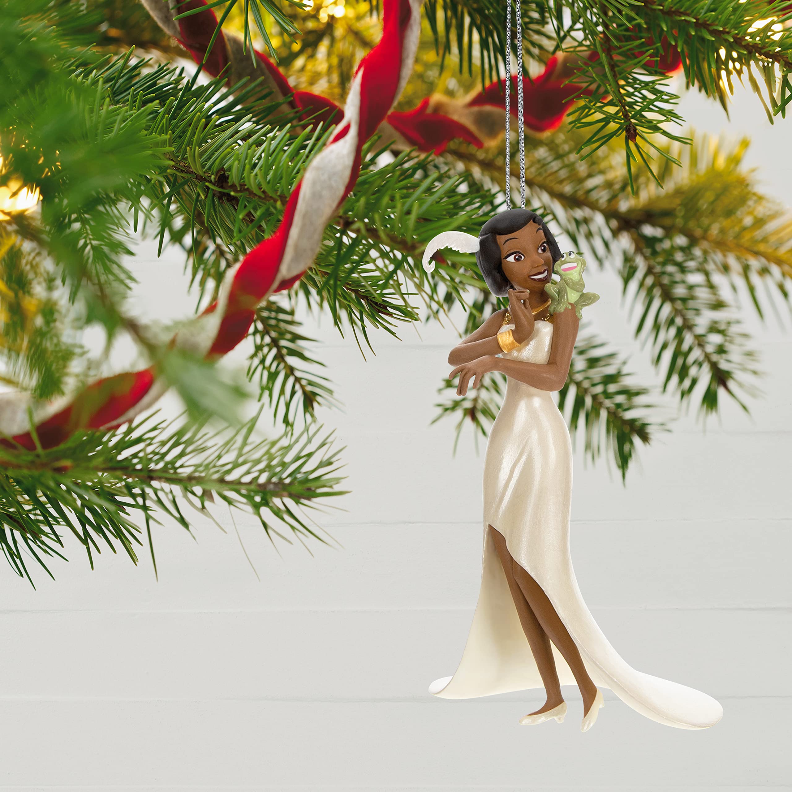 Hallmark Keepsake Christmas Ornament 2023, Disney The Princess and the Frog Tiana and Prince Naveen, Gifts for Disney Fans