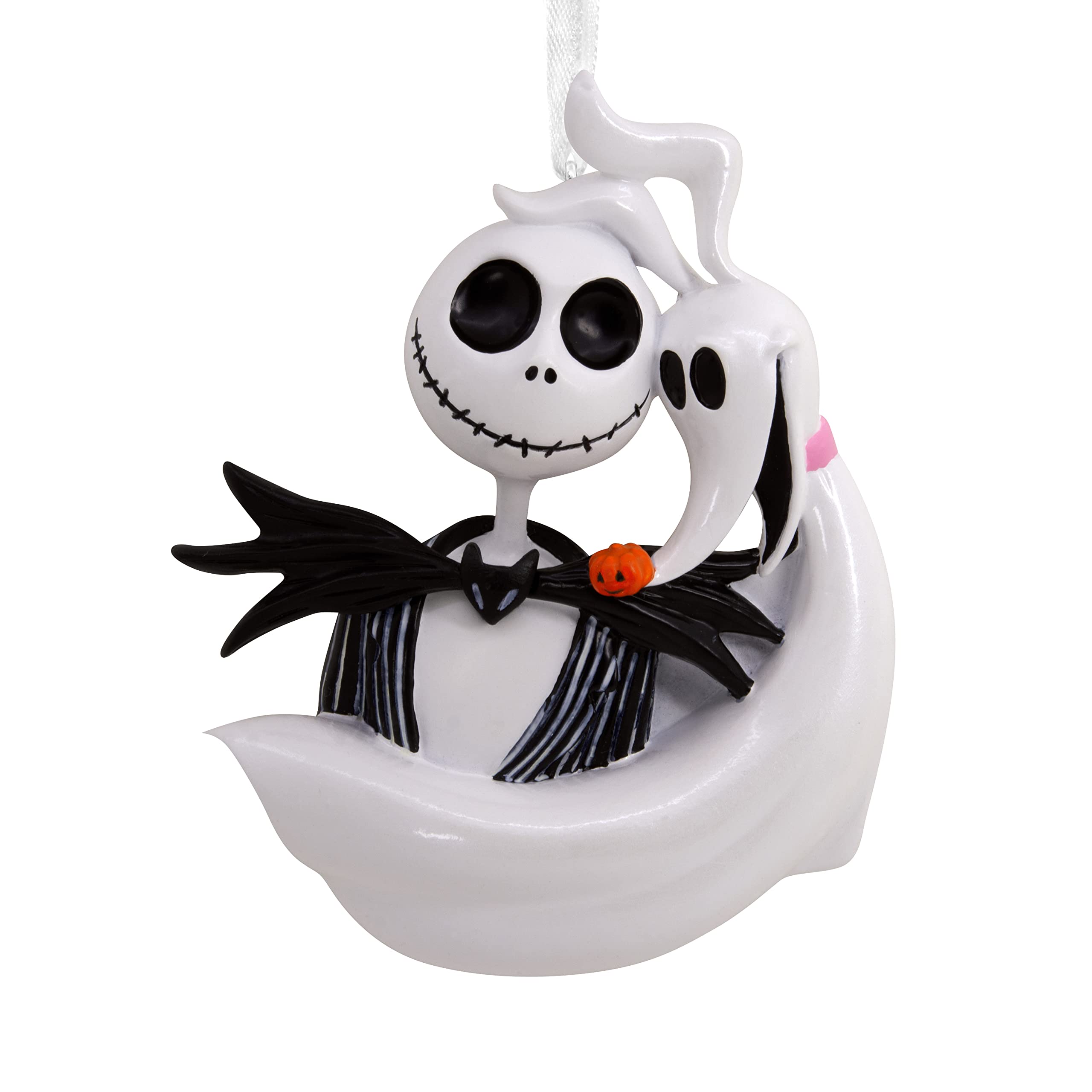 Hallmark Disney Tim Burton's The Nightmare Before Christmas Jack Skellington and Zero Christmas Ornament