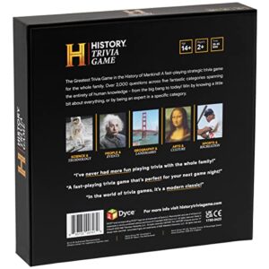 HISTORY Channel Trivia Game - 2000+ Fun General Knowledge Questions for Adults, Family and Teens in The Pursuit of Trivial Knowledge - The Perfect Party Card Game for Board Games Night with your Group