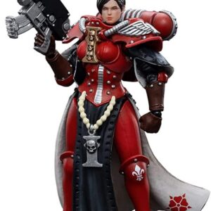 JOYTOY New 1/18 Warhammer 40,000 Action Figure Adepta Sororitas Battle Sisters Order of The Bloody Rose Sister Ignacia Collection Model Birthday Gifts