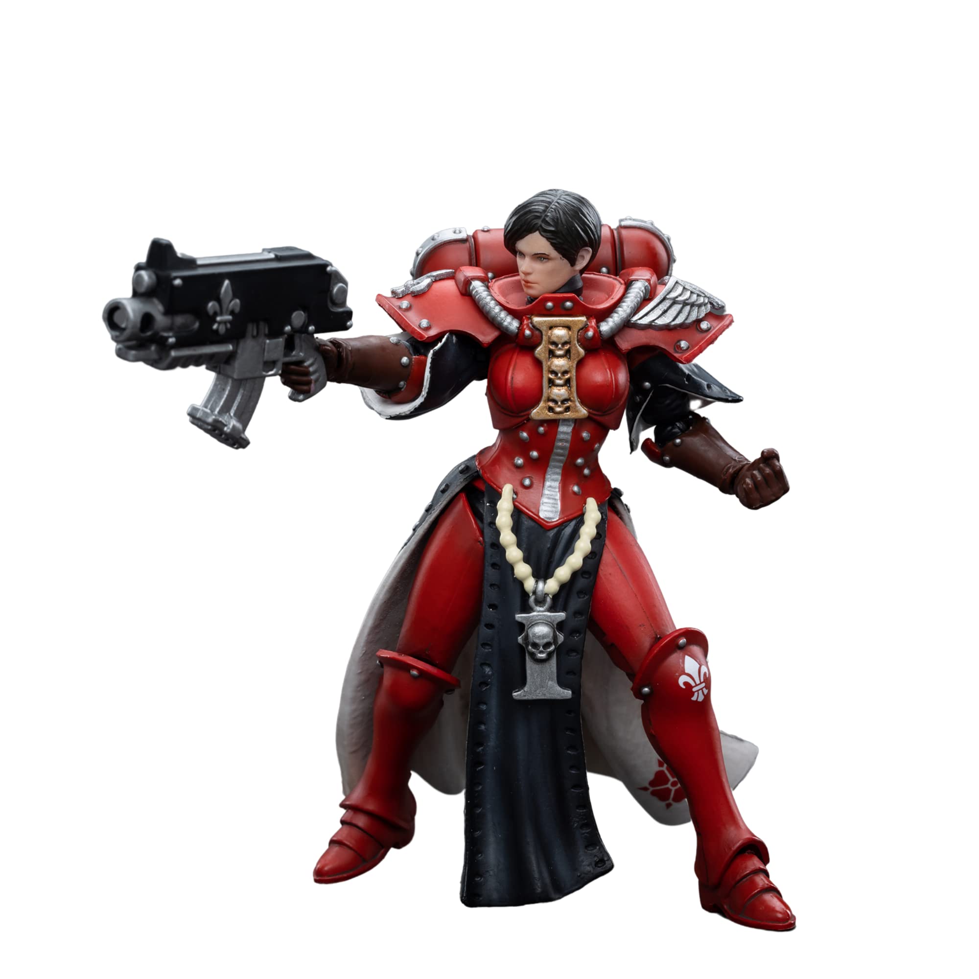 JOYTOY New 1/18 Warhammer 40,000 Action Figure Adepta Sororitas Battle Sisters Order of The Bloody Rose Sister Ignacia Collection Model Birthday Gifts