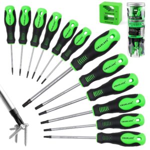 swanlake magnetic torx screwdriver set - 13 pieces - t5 to t40 star screwdrivers