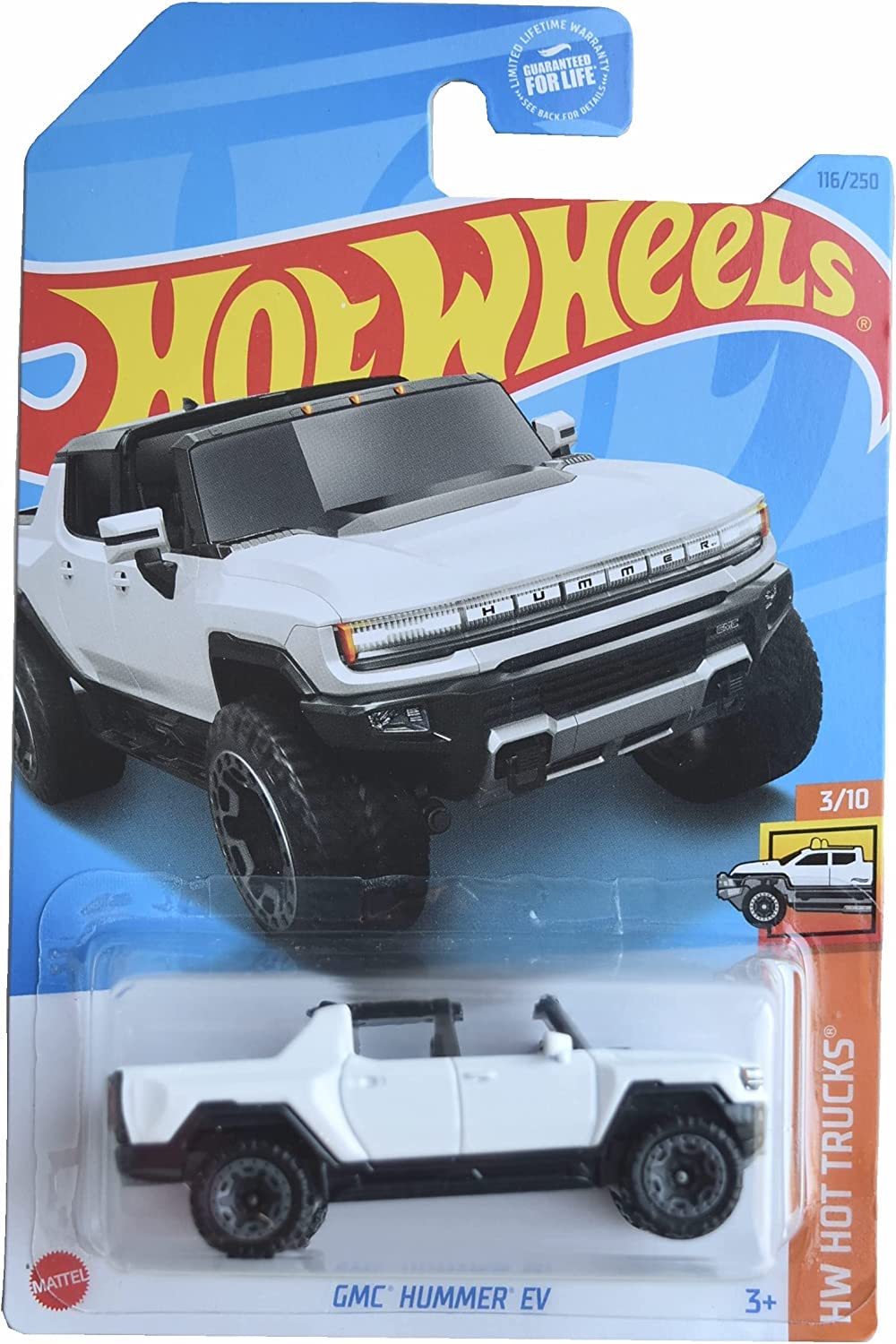 Hot Wheels GMC Hummer EV, HW Hot Trucks 3/10 [White] 116/250