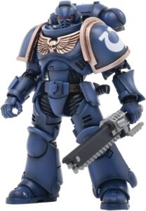 joytoy 1/18 warhammer 40,000 action figure ultramarines intercessor collection model, 5.3 inch (jt3310-v2)