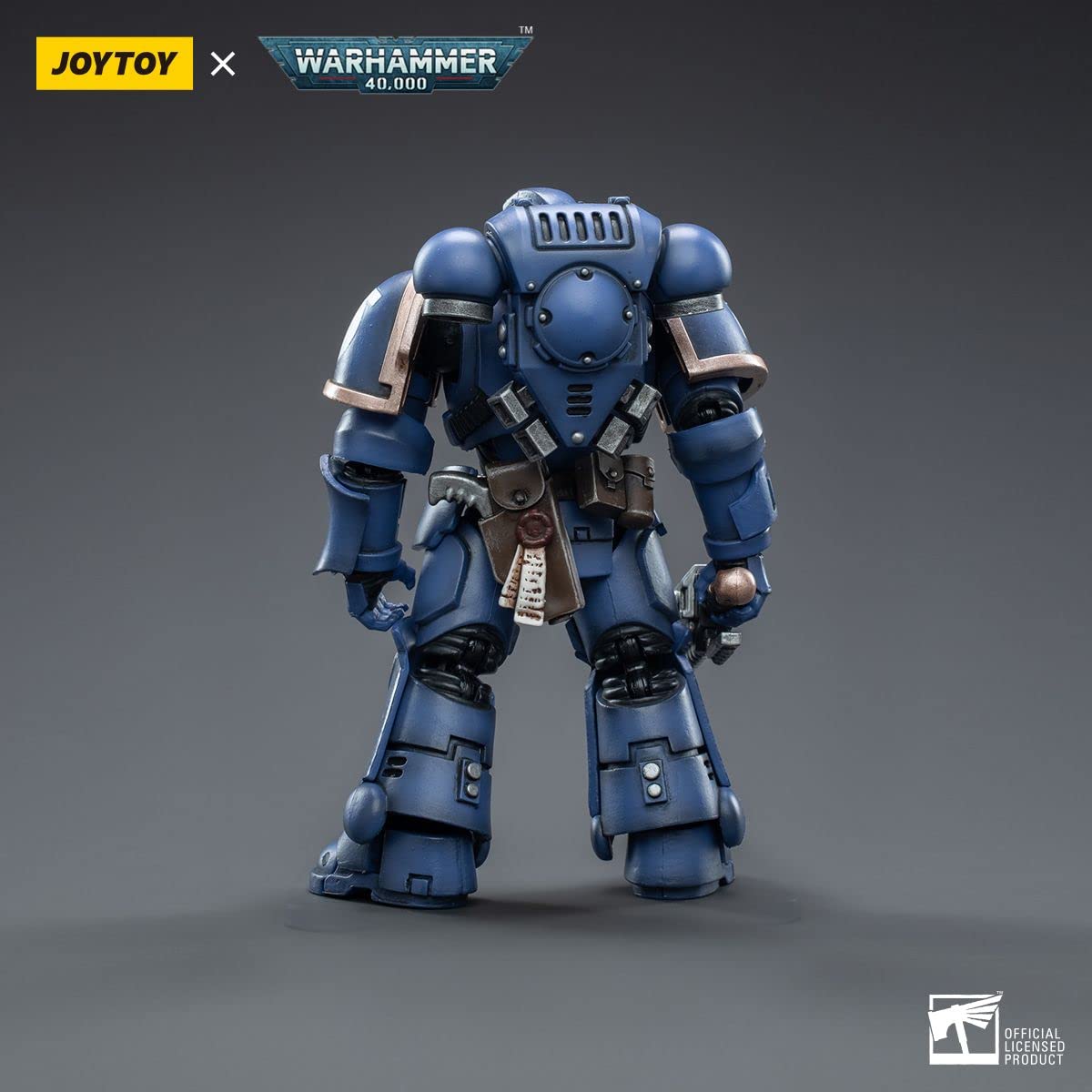 JoyToy 1/18 Warhammer 40,000 Action Figure Ultramarines Intercessor Collection Model, 5.3 Inch (JT3310-v2)