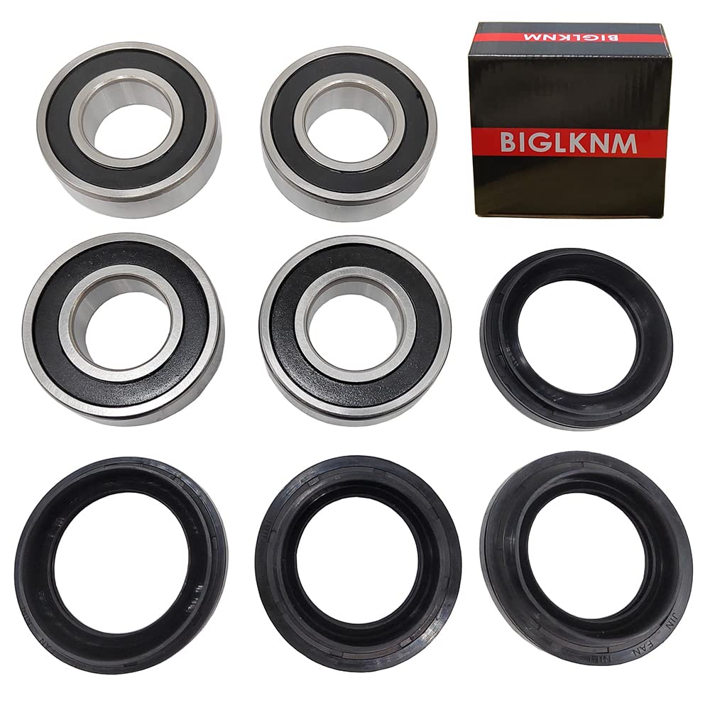 BIGLKNM Yamaha Rhino 450 Front and Rear Wheel Bearing Seals Kit for YXR450F 2006-2009 Rhino 660 YXR660F 2004-2007 Rhino 700 YXR700F 2008-2013