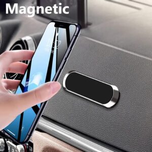 [2Pack] Cellphone Car Holder, Magnetic Phone Holder for Car, iPhone Magnetic car Mount, Samsung Magnetic car Mount, Universal Dashboard car Mount Fits All Smartphones.