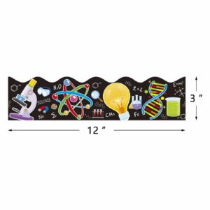 72 Feet Science Bulletin Board Borders Science Lab Border for Classroom Décor Back to School Office Party Decorations