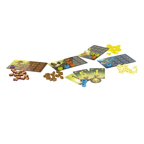 Wonder Woods Board Game by Blue Orange Games - Family or Adult Mushroom Theme Strategy Board Game for 2 to 5 Players. Recommended for Ages 8 & Up.