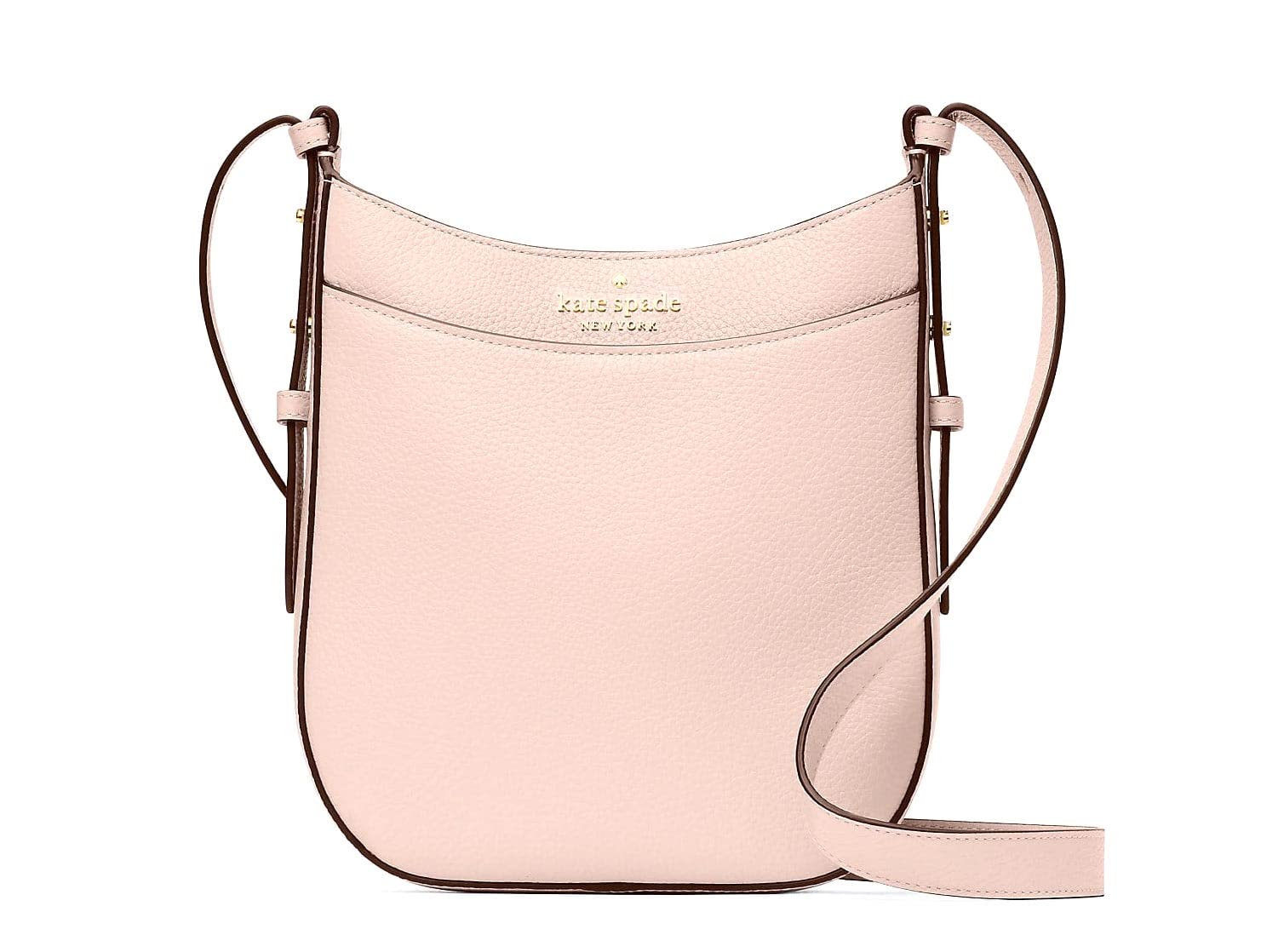 Kate Spade New York Kate Spade Leila Pebbled Leather Crossbody Purse (Rose Smoke)