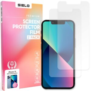 sielo 【2pack matte screen protector for iphone 13 pro, shatterproof paperfeel film, anti glare & anti fingerprint & anti bluelight, 9h hardness, case friendly bubble free for iphone 13 pro 6.1-inch