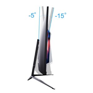 27 Inch Curved Gaming Monitor, QHD 2560 x 1440 Computer Monitor 144Hz/165Hz, 16:9 Wide HDR Display, FreeSync, 1ms Response, PC Monitor Built-in Speaker, 2* HDMI & DisplayPort, Tilt Adjustable