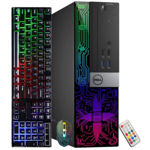 Dell OptiPlex 7040 Small Form Factor RGB Desktop PC, Intel Quad Core i5-6500 up to 3.6GHz, 16G DDR4, 512G SSD, Windows 10 Pro 64 Bit-Multi-Language (Renewed)